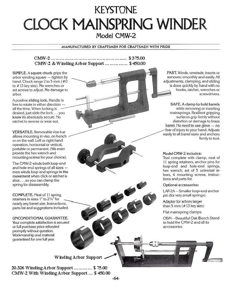 Keystone Mainspring Winder